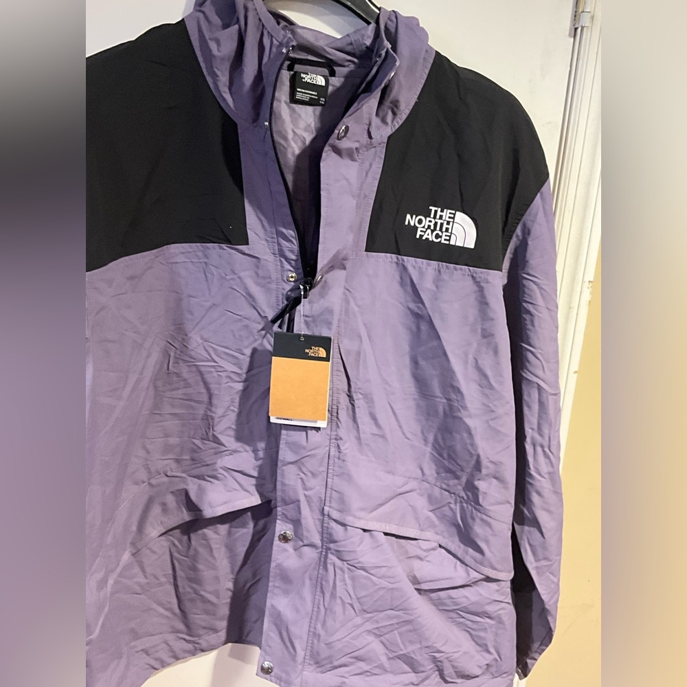 The North Face Purple and Black Windbreaker Lightweight Performance Jacket